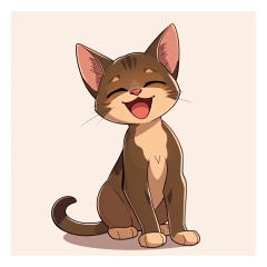 [LINEスタンプ] ペットの可愛いオリエンタルショートヘア