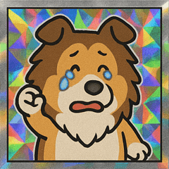[LINEスタンプ] ホロきらコリーのふさふさ日和@SFW