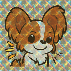[LINEスタンプ] ホロきらパピヨンのふさふさ劇場@SFW