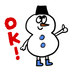 [LINEスタンプ] 雪だるま★日常会話