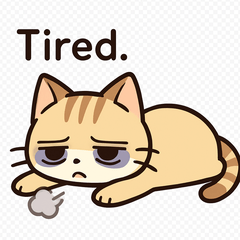 [LINEスタンプ] ネガティブねこのスタンプ