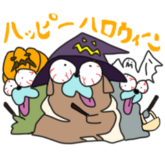 [LINEスタンプ] 【わんちっち」】ハロウィン編