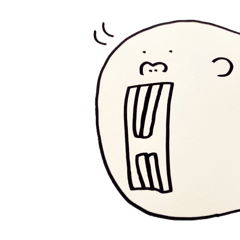 [LINEスタンプ] シュールで愛おしいデバくん