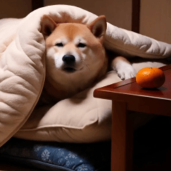 [LINEスタンプ] 飛び出す★冬を感じる柴犬_挨拶