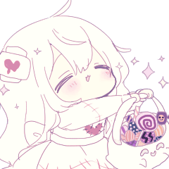 [LINEスタンプ] ハロウィンの女の子3