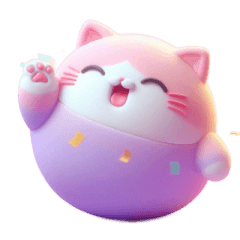 [LINEスタンプ] もちもち猫のかわいい表情