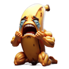 [LINEスタンプ] ビッグバナナ大崩壊