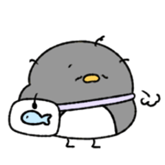 [LINEスタンプ] ネガティブなへんてこなペンギン