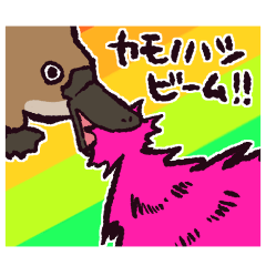 [LINEスタンプ] カモノハシです。