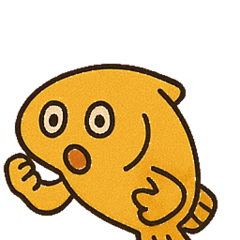 [LINEスタンプ] ツン顔アロワナのひとこと便@SFW