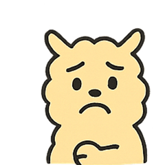 [LINEスタンプ] ふわもこアルパカの毎日スタンプ@SFW