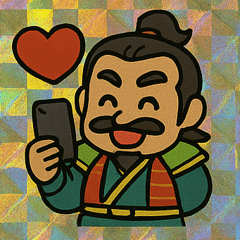 [LINEスタンプ] キラキラ侍のゆるっと出陣@SFW