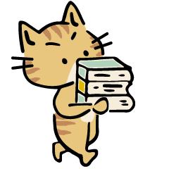 [LINEスタンプ] 茶トラ猫の勉強するスタンプ6