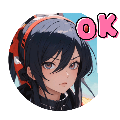 [LINEスタンプ] 美女から1言PART1