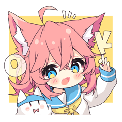 [LINEスタンプ] ナーシャとパンティーヌ