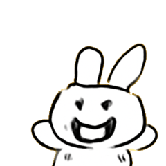 [LINEスタンプ] イカれたうさぎの電波通信@SFW