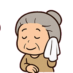 [LINEスタンプ] おばあちゃんのほっこりつぶやき@SFW