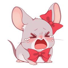 [LINEスタンプ] わがまま泣き虫のチンチラスタンプ