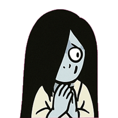 [LINEスタンプ] じっと見てくるお岩さん@SFW