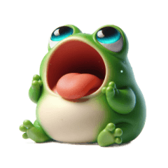 [LINEスタンプ] イタズラ好きなカエル
