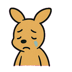 [LINEスタンプ] ぴょんぴょんカンガルーの元気便@SFW