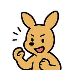[LINEスタンプ] ツッコミカンガルーのドヤ便@SFW