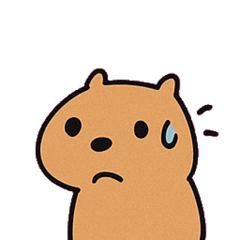 [LINEスタンプ] カピバラのぼんやり通信@SFW