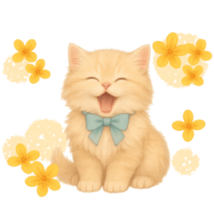 [LINEスタンプ] キンモクセイとネコの日常スタンプ