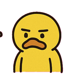 [LINEスタンプ] カモノハシの無言がすぎる便@SFW