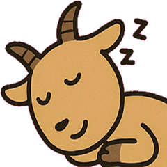 [LINEスタンプ] カモシカのじっと見守り便@SFW