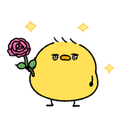 [LINEスタンプ] キザなへんてこなヒヨコ
