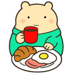 [LINEスタンプ] 定番あいさつ10選便利で可愛い"ころころん"