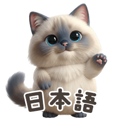 [LINEスタンプ] 【日本語】 ラグドール スタンプ 1