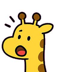 [LINEスタンプ] のっぽキリンののんびり便@SFW