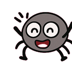 [LINEスタンプ] クモのねばっとコメント便@SFW