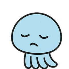 [LINEスタンプ] くらげのふわふわ無気力便@SFW