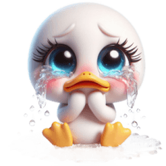 [LINEスタンプ] 私の白鳥、泣きたいよ