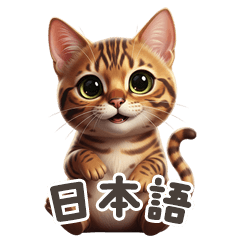 [LINEスタンプ] 【日本語】 ベンガル スタンプ 1