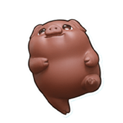 [LINEスタンプ] うちのブタさん