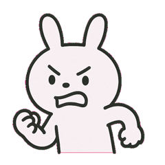 [LINEスタンプ] うさぴょんのきまぐれ感情便@SFW