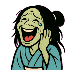 [LINEスタンプ] お岩さんの情緒大爆発便@SFW