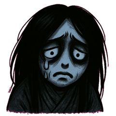 [LINEスタンプ] お岩さんの呪言ささやき便@SFW