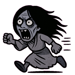 [LINEスタンプ] 最恐お岩さんの無言圧便@SFW