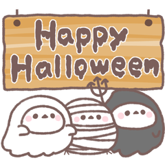 [LINEスタンプ] ♥️シマエナガさんのハロウィン♥️