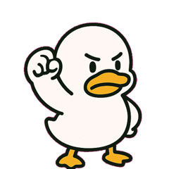 [LINEスタンプ] まんまるアヒルの気まぐれ便り@SFW