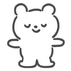 [LINEスタンプ] ゆきくまの日常スタンプ