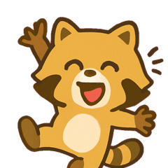 [LINEスタンプ] ぽてぽてアライグマのきもち@SFW
