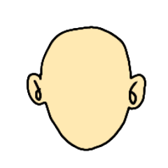[LINEスタンプ] 自分好みに顔が作れるスタンプ③