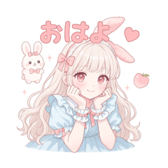 [LINEスタンプ] ふんわり可愛い日常会話スタンプ