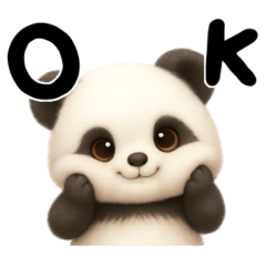 [LINEスタンプ] モフモフパンダ。
